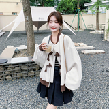 现货2024春新款短款新风夹克外套棒球服Q599布料-P135-控188，女装短外套，浙宝256