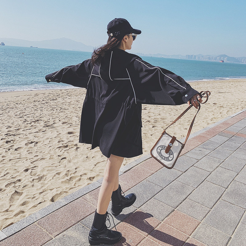 主推现货20211秋高品质立体口袋短外套风衣C115-P150-控208,女装短外套,浙宝256