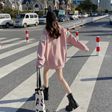 【档口现货】2026春双色套头卫衣女Q582-P115-控188，女装卫衣/绒衫，浙宝256