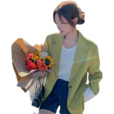 现货2023春新款西装袖口配色C166-P120-控178，女装西装，浙宝256