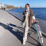 现货2023春西装外套袖口拼接C166-P120-控178，女装西装，浙宝256