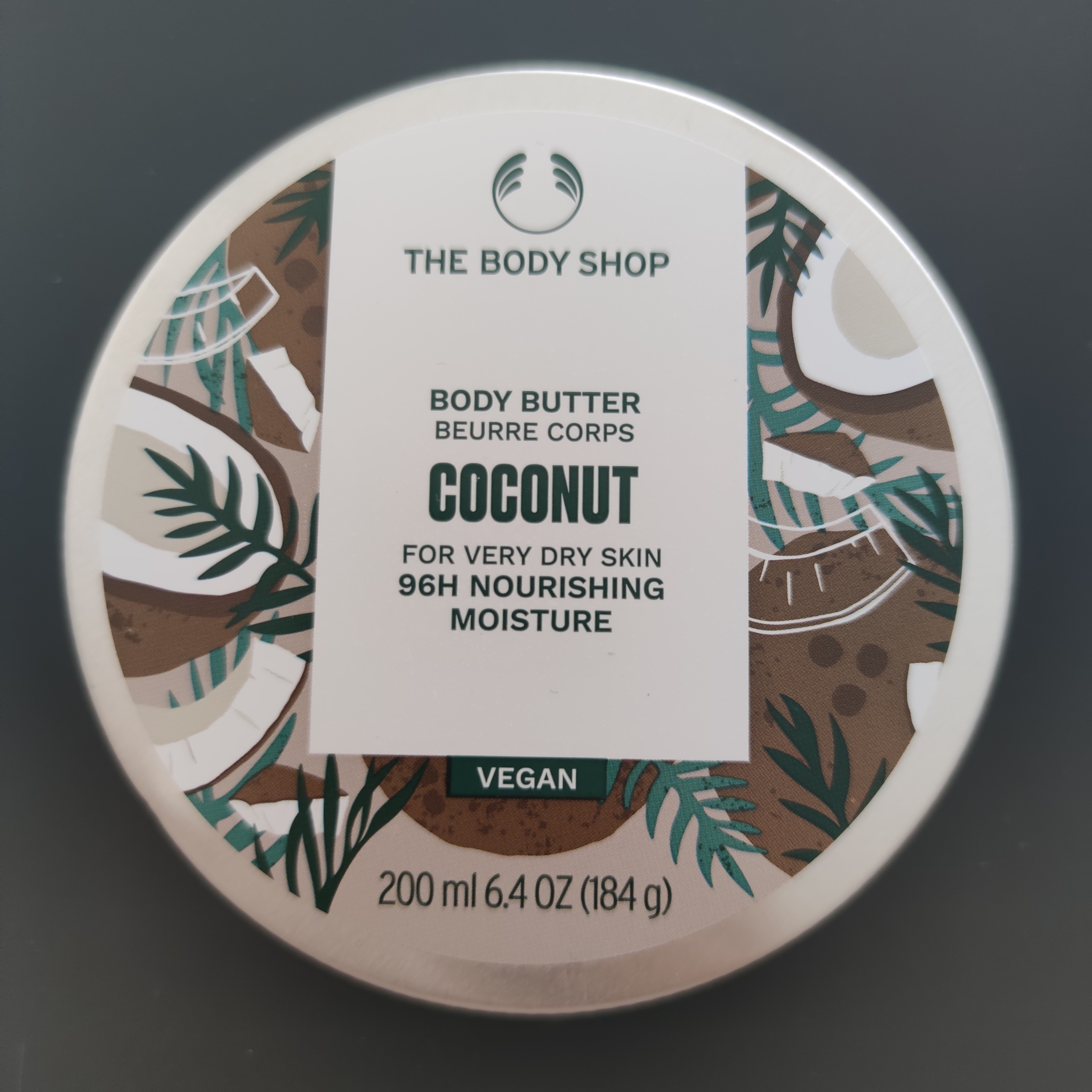 英国The Body Shop/Coconut Nourishing Body Butter椰子身体霜