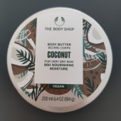 Body Shop Coconut 英国The Nourishing Butter椰子身体霜