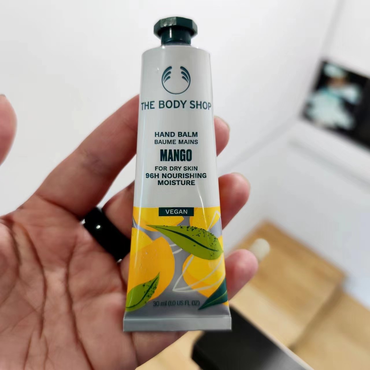 The Body Shop/Mango Hand Cream芒果护手霜润手滋润保湿好闻30ml