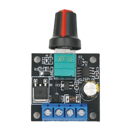 PWM直流电机调速器5V 12V 24v散热风扇带开关马达有刷控制板模块