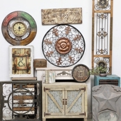 特价 饰品铁艺仿古雕花壁挂独特造型壁饰 复古家居装 处理孤品 美式