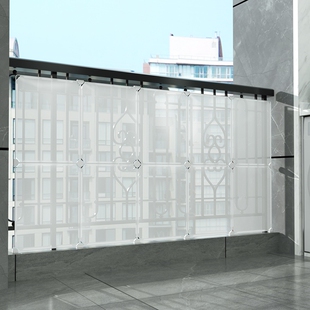 阳台防雨防晒挡板防盗窗防窥隐私围栏窗台栏杆防猫宠物缝隙遮挡板