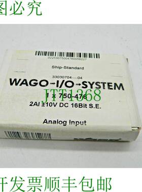 原装供应万可 750-476 2AI+/-10V DC 16位