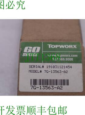 原装供应TOPWORX 7G-13563-A2 GO 替换件 K-3731