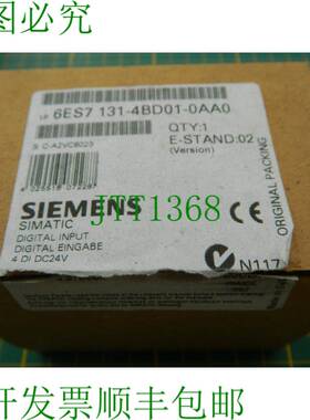 原装供应1x  6ES7 131-4BD01-0AA0 数字输入 4 DI DC24V 3 件