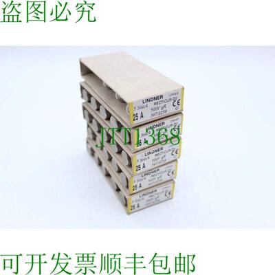 原装供应Lindner 25 A 500V gR 597.0258 5 包共 23 个零件