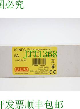 原装供应SIBA NFC 6A aM 500V 10x38mm 5006307.6 保险丝 OVP PU