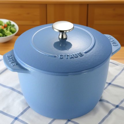 法国原装staub珐宝珐琅铸铁锅饭釜锅炖锅煲汤锅瓦罐陶瓷砂锅汤煲