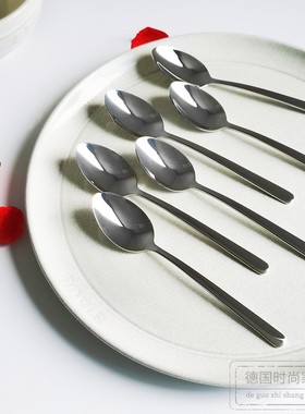 双立人 Nova咖啡勺甜品勺蛋糕勺六件套不锈钢勺子餐具勺07141-325