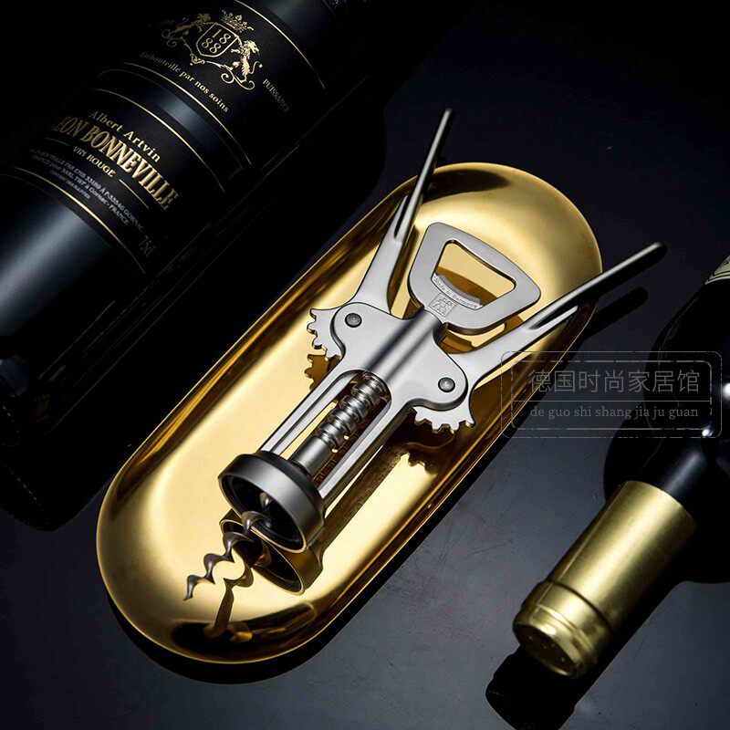 德国进口双立人开瓶器不锈钢红酒起子木塞启瓶器双柄杠杆经典款