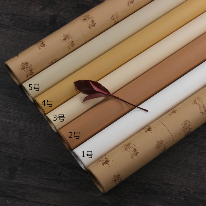 仿古熟宣纸国画工笔画创作