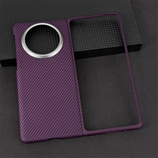 适用华为matex5凯夫拉手机壳稀缺细纹600D金属框磁吸款 X5凯夫拉手机套 全包芳纶纤维手机保护套华为MATE