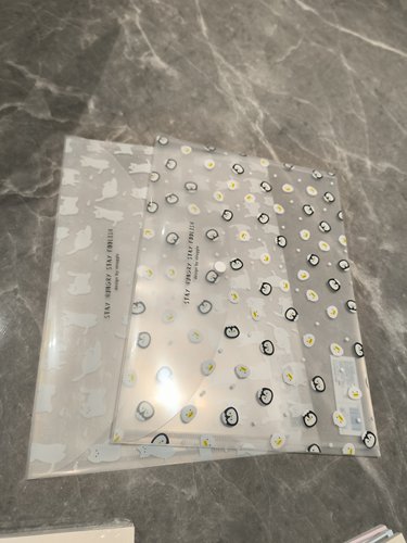 1196A4文件夹透明PP文件夹企鹅文件夹