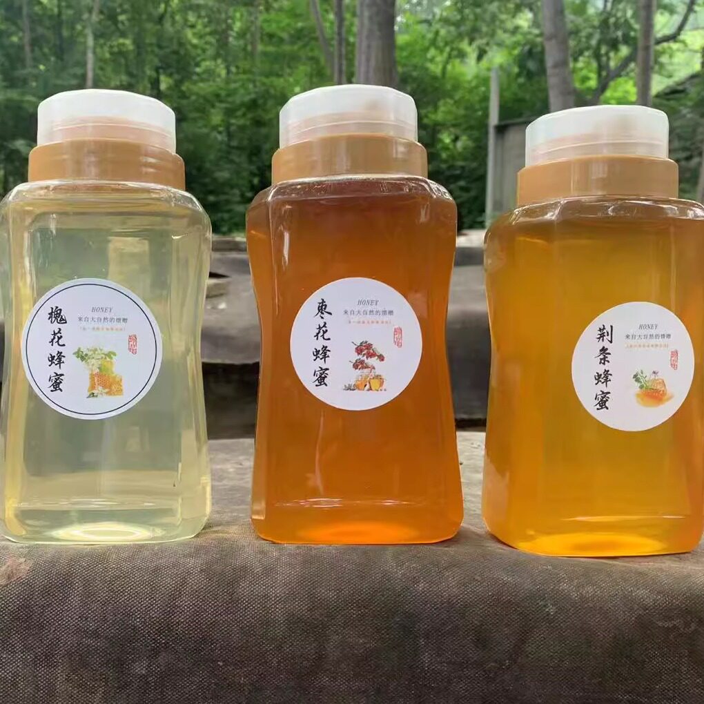 纯天然正宗土蜂蜜 枣花蜂蜜 1000g  包邮 包退换  无添加