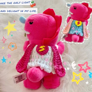 汪苏泷自制周边钩织兔耳款爱心裙子啪啪圈素龙娃衣