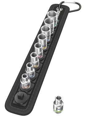 德国维拉WERA小飞1/4 6.3mm 8790HMA六角套筒套装 003883 BELT A4