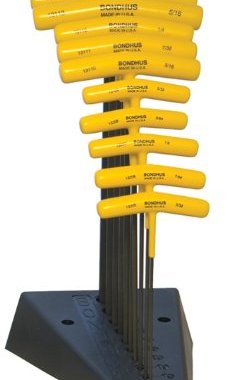 美国波顿BONDHUS英制T柄球头内六角扳手套装13146  13138 13190