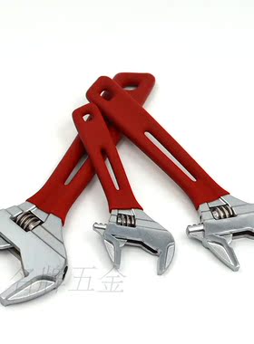 日本虾牌LOBSTER防滑柄大开口轻薄活动扳手UM-30 36 49XD 8 10寸