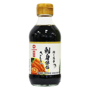 鲣鱼昆布甘口甜酱油调味汁日料寿司酱油200ml 高真刺身伴侣家用装