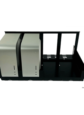 苹果/Apple Mac Studio /mac mini竖式固定5U机架安装机柜 可定制