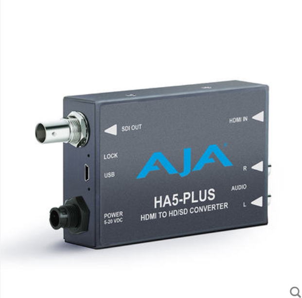 AJA FiDO-T-12G 1 通道12G-SDI至单模 LC光纤发射器 4K视频转换器