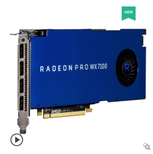 AMD Radeon Pro WX7100 8G 绘图渲染建模专业显卡 5K专业显卡
