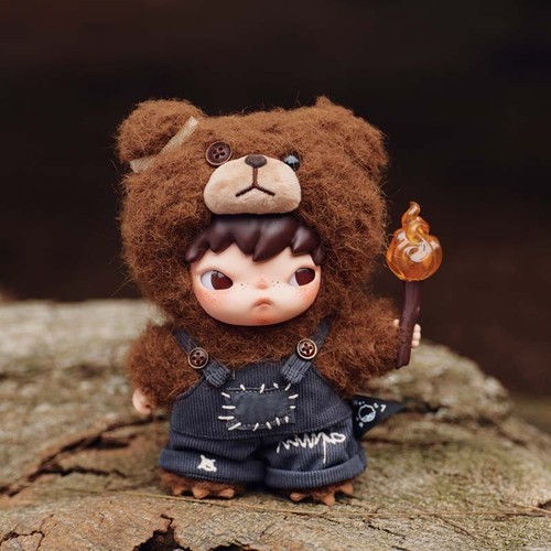 POPMART泡泡玛特Hirono小野为喜乐而战Living Wild毛绒潮玩公仔