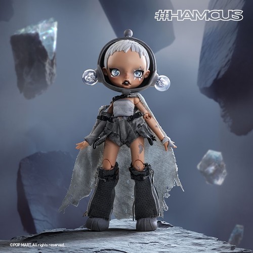 POPMART泡泡玛特SKULLPANDA x HAMCUS可动人偶BJD潮玩摆件SP大娃