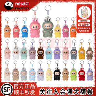 POPMART泡泡玛特THEMONSTERS心底密码系列毛绒挂件盲盒LABUBU潮玩