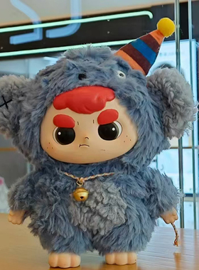 熊玩 MATATA不想系列毛绒搪胶潮玩盲盒挂件
