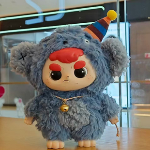 熊玩 MATATA不想系列毛绒搪胶潮玩盲盒挂件