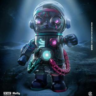 熊玩 泡泡玛特MEGA SPACE MOLLY CLOT 荆棘凝结集团潮玩手办摆件