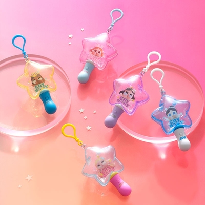 熊玩 POPMART泡泡玛特CRYBABY哭娃SHINY SHINY发光挂件盲盒周边