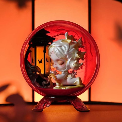 POPMART泡泡玛特 SKULLPANDA邸语观中景SP系列手办潮玩摆件盲盒