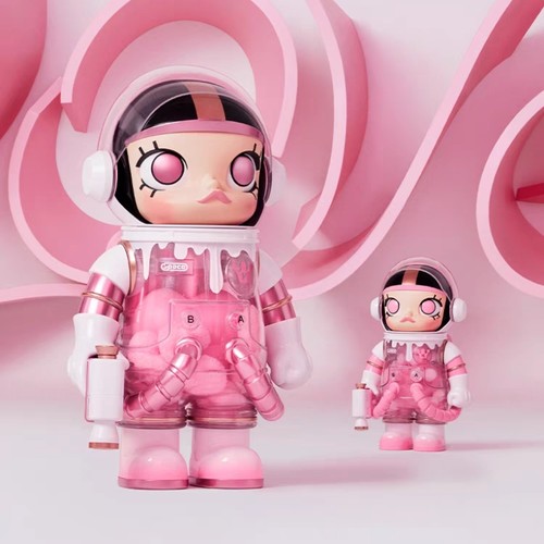 POPMART泡泡玛特 SPACE MOLLY心语潮玩大娃MEGA情人节摆件手办