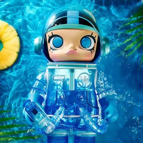 POPMART泡泡玛特MAGA SPACE MOLLY 春日特调系列盲盒400%潮玩手办