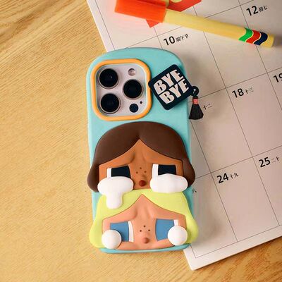 POPMART泡泡玛特CRYBABY落日歌会系列周边-手机壳