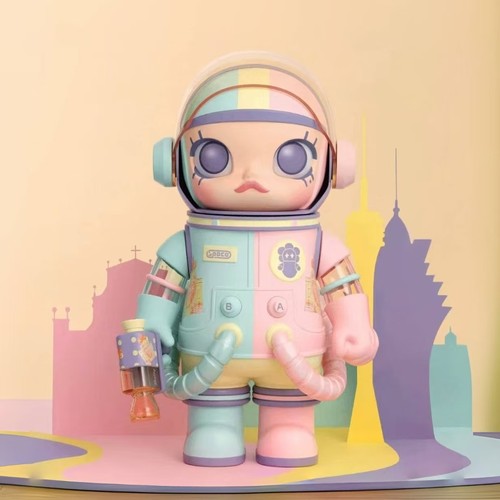 POPMART泡泡玛特SPACE MOLLY 400%蜜糖 100%手办潮玩MEGA珍藏