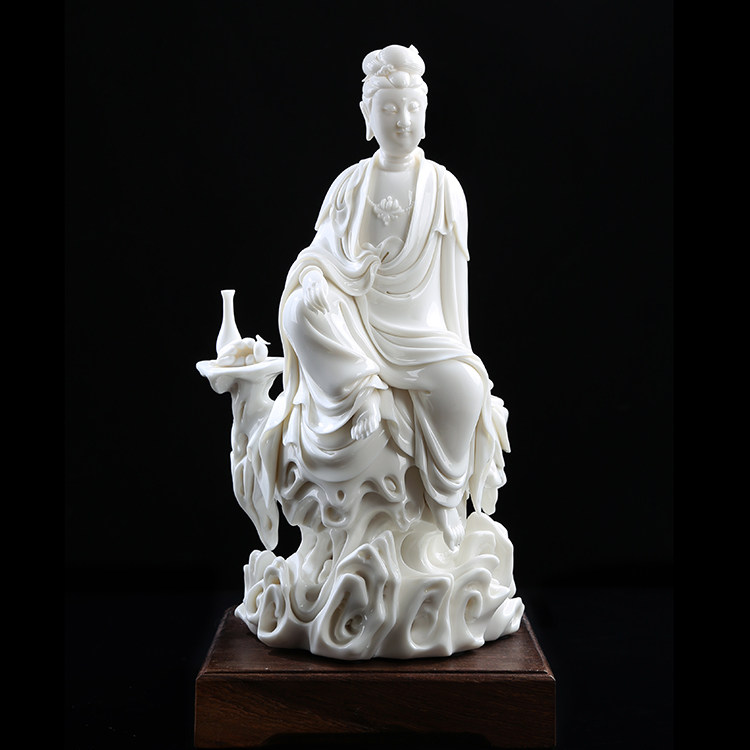 德化陶瓷林超程大师作品收藏12寸