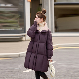 立领洋气百搭90白鸭绒保暖时尚 女式 女装 新款 外套YE6321 羽绒服冬季