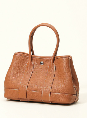 高端手工蜡线迷你花园包托特女包蜡线手缝ntogo牛皮大容量通勤包