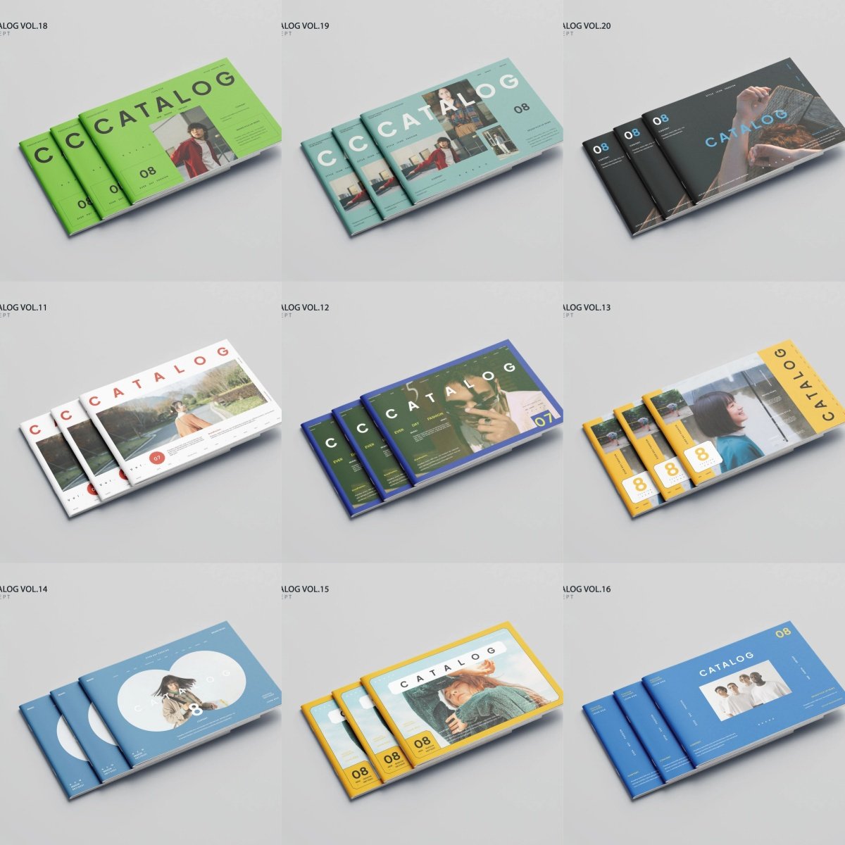 Indesign/PDF模板10套A4横版时尚服装品牌展示产品目录营销ID画册,商务/设计服务,设计素材/源文件,淘宝优惠券,粉丝福利购,淘宝优惠卷