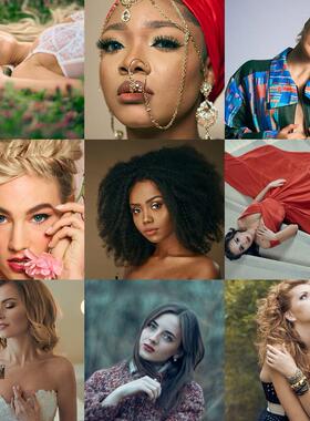 capture one样式旅行时尚街棚拍人像胶片调色滤镜C1飞思预设CO555