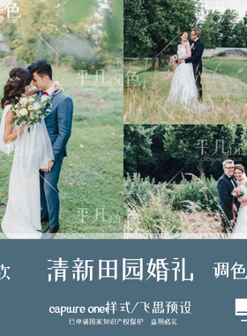 captureone样式 小清新田园婚礼跟拍森系调色滤镜c1飞思预设CO180
