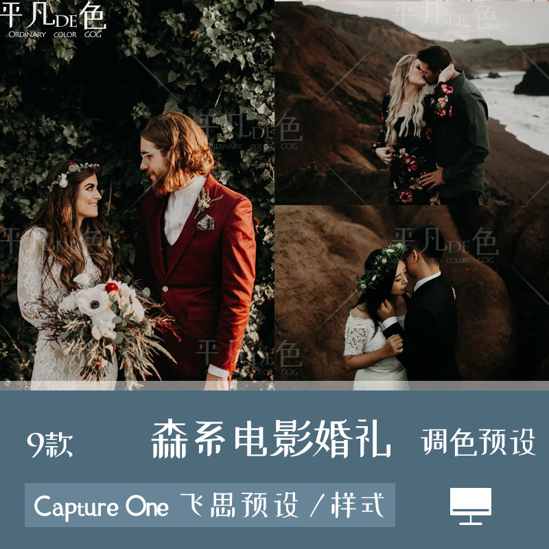 capture one样式森系婚礼胶片旅拍人像调色ps滤镜C1飞思预设CO229